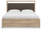 Lullora Furniture - Ashley Furniture - Kinlanni Bedroom - King Upholstered Panel Bed - PCB1360B15