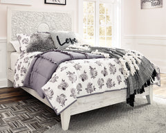 Lullora Furniture - Ashley Furniture - Paxberry Bedroom - King Panel Bed / Whitewash - B181B10