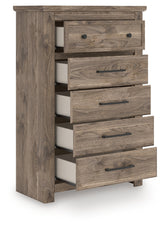 Lullora Furniture - Ashley Furniture - Rusticott Bedroom - Dresser and Mirror / Brown - PCB2260B1