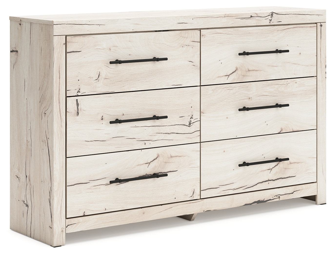 Lullora Furniture - Ashley Furniture - Lawroy Bedroom - Full Panel Bed with Storage / Light Natural - B2310B43