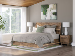 Lullora Furniture - Ashley Furniture - Chirason Bedroom - Dresser and Mirror / Brown - PCB3367B1