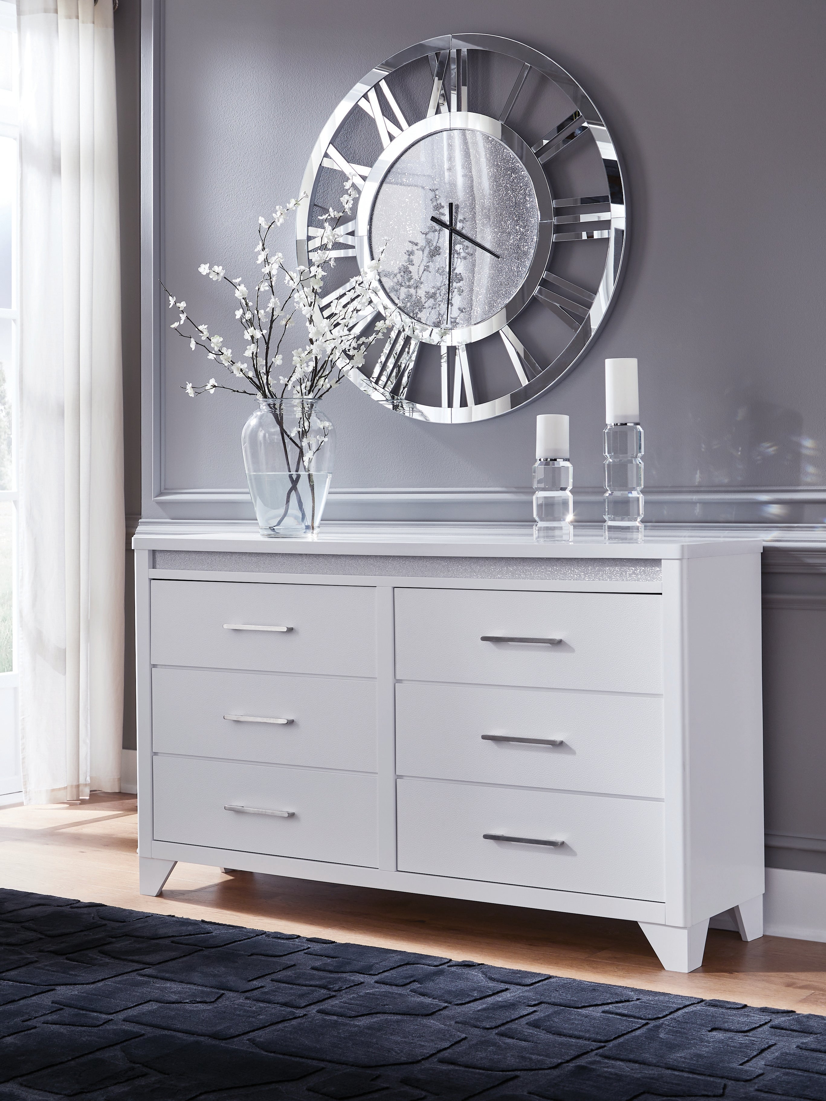 Lullora Furniture - Ashley Furniture - Jarlee Bedroom - Two Drawer Night Stand / White - PCB392-92