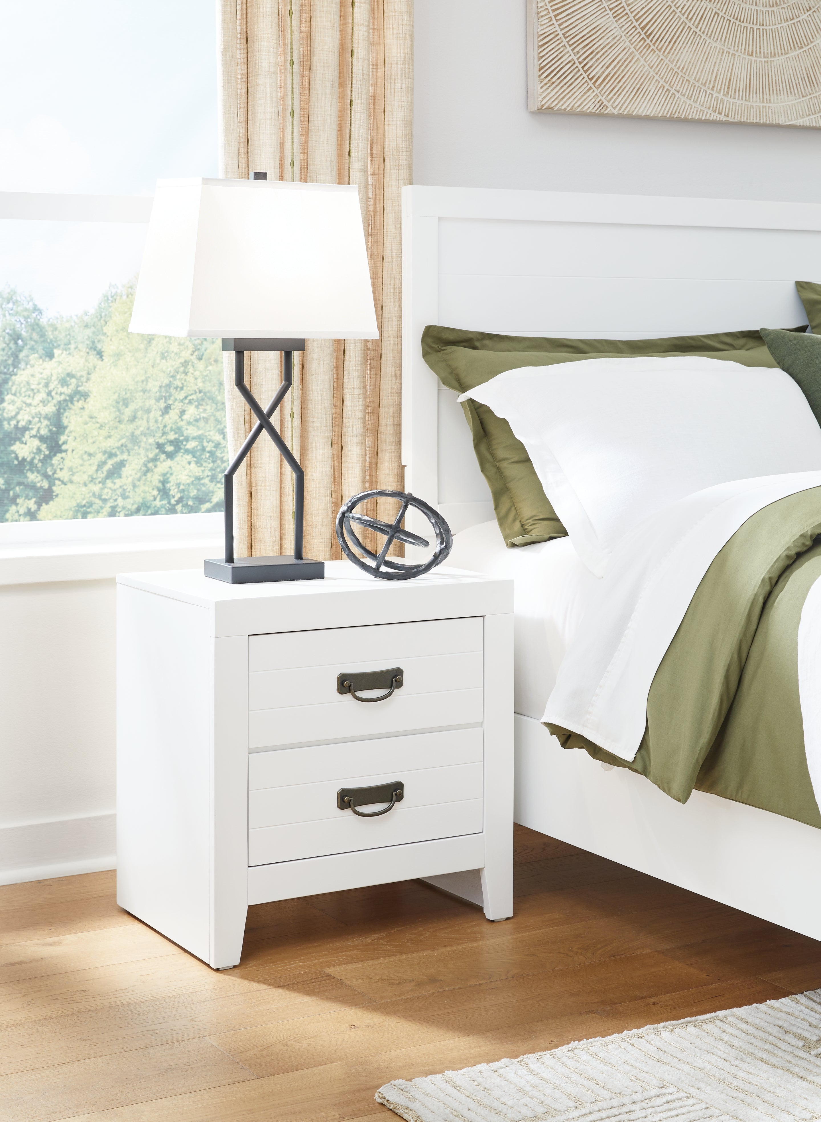 Lullora Furniture - Ashley Furniture - Binterglen Bedroom - Dresser and Mirror / White - B427B1