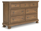 Lullora Furniture - Ashley Furniture - Feddinger Bedroom - King Sleigh Bed / Medium Brown - PCB779B15