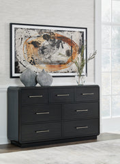 Lullora Furniture - Ashley Furniture - Rowanbeck Bedroom - One Drawer Night Stand / Black - B821-91