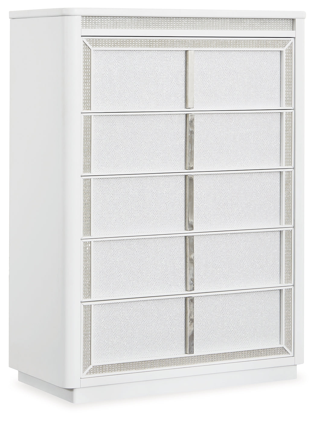 Lullora Furniture - Ashley Furniture - Chalanna Bedroom - Dresser and Mirror / White - B822B1