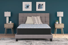 Lullora Furniture - Ashley Furniture - Elite Springs Firm Mattresses - Full / Gray/Blue - M40521