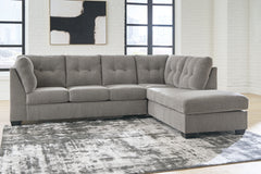 Lullora Furniture - Ashley Furniture - Lanelly Sectional - LAF 2-Piece Sectional with Chaise / Alloy - 17504S1