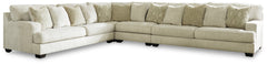 Lullora Furniture - Ashley Furniture - Rawcliffe Sectional - LAF 4-Piece Sectional / Parchment - 19604S2