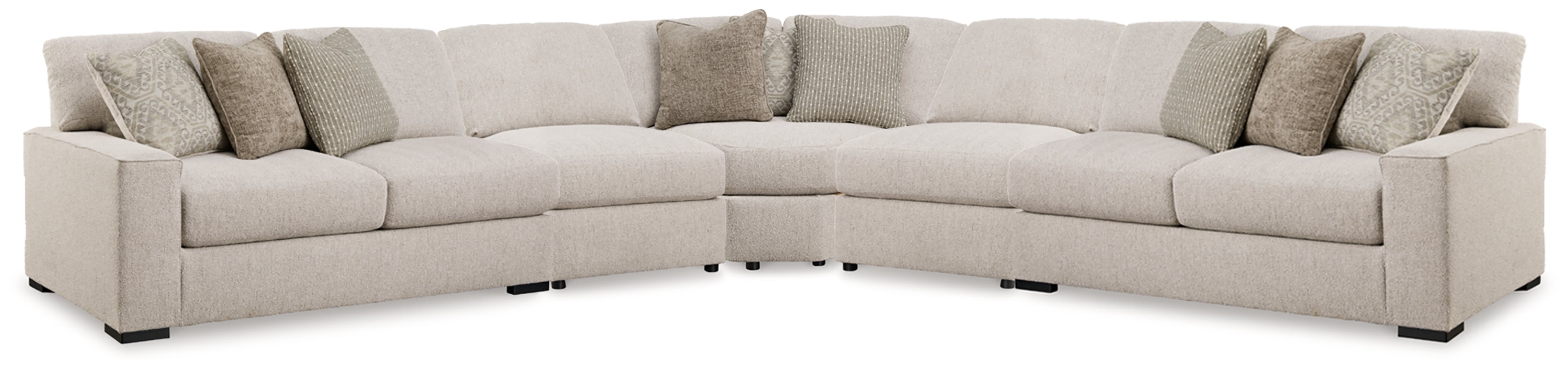 Lullora Furniture - Ashley Furniture - Ballyton Sectional - RAF 5-Piece Sectional / Sand - 25102S3