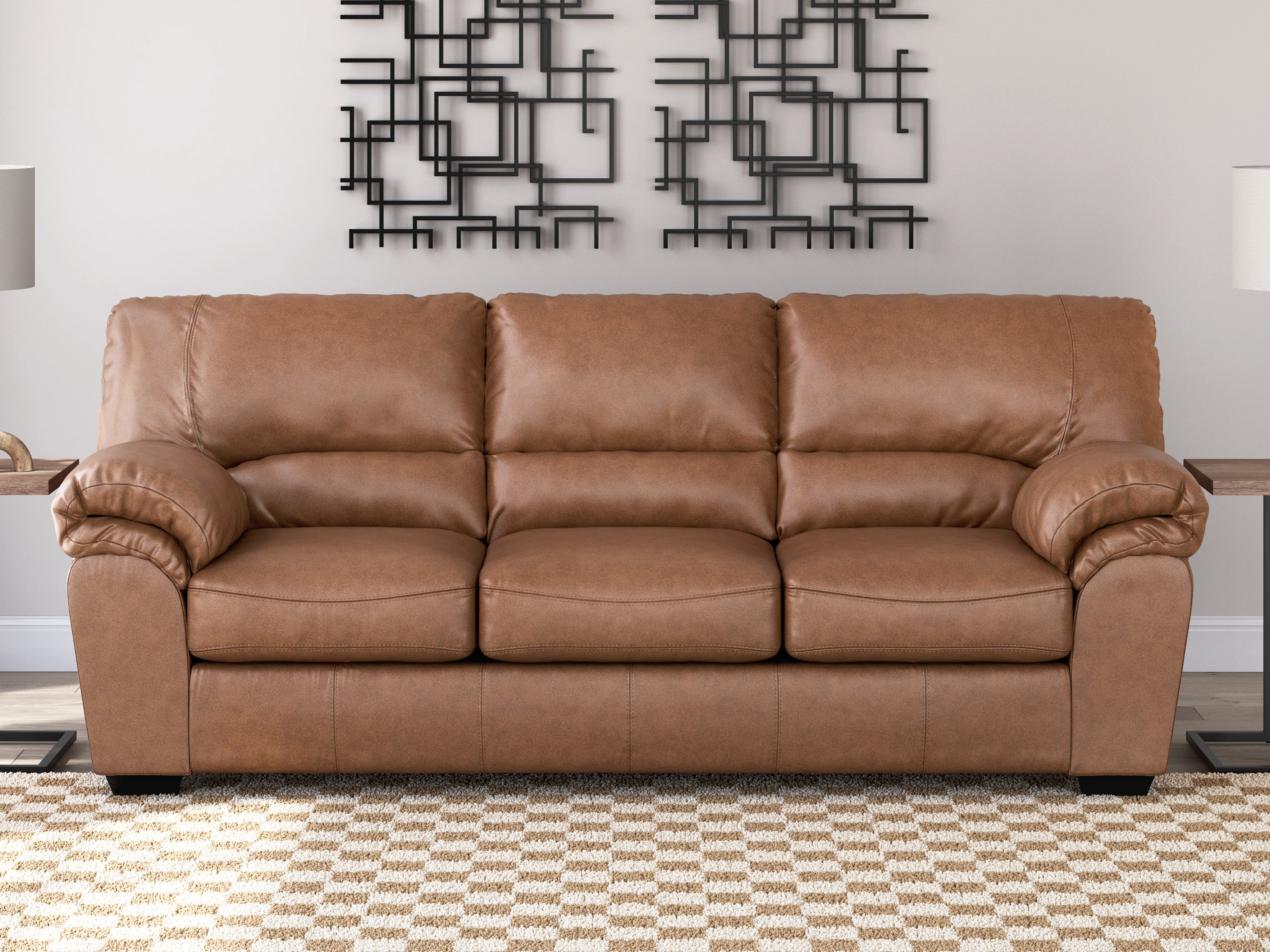 Lullora Furniture - Ashley Furniture - WillowBend Living Room - Sofa / Caramel - PC2770438