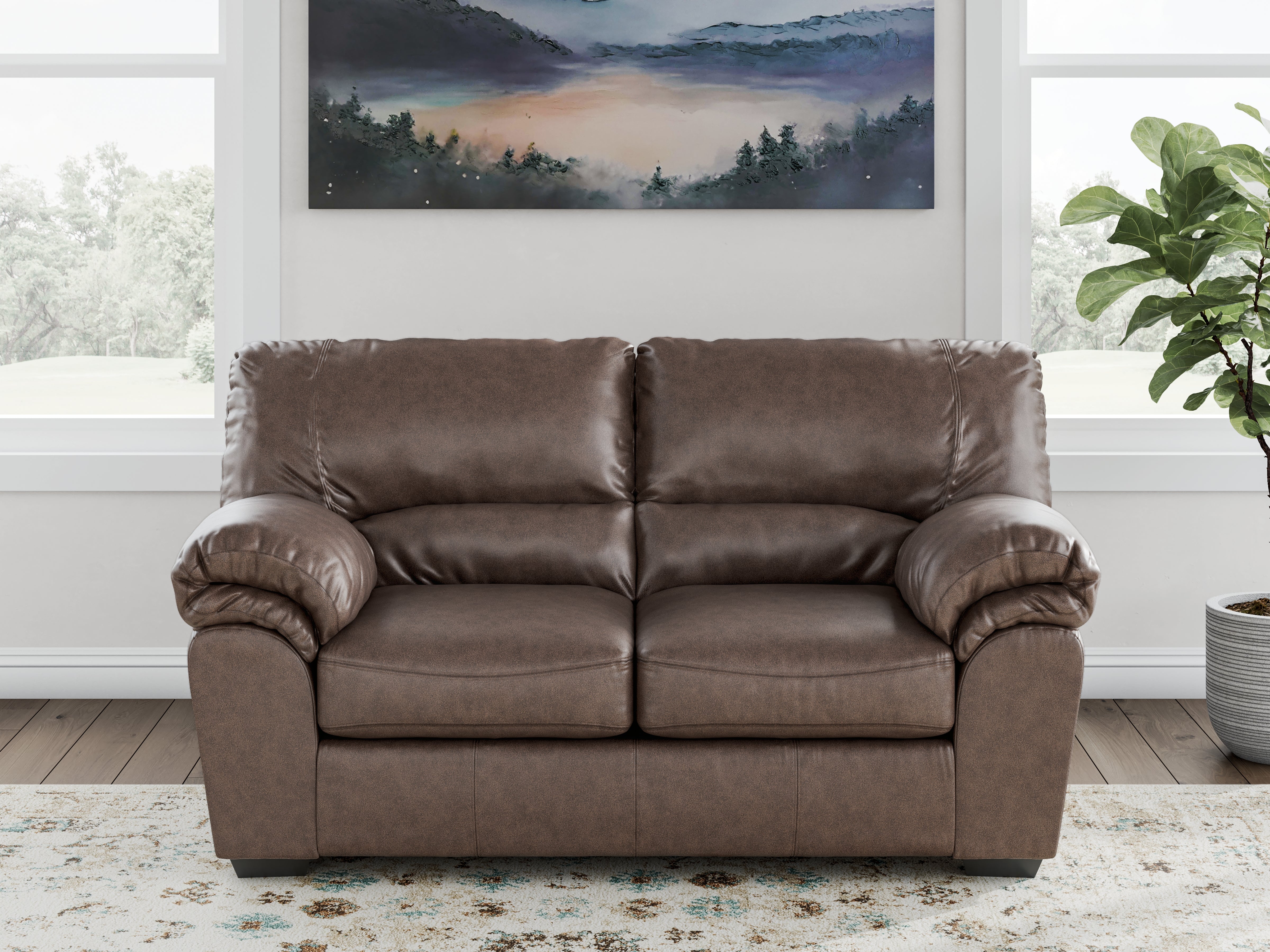 Lullora Furniture - Ashley Furniture - WillowBend Living Room - Loveseat / Umber - PC2770535