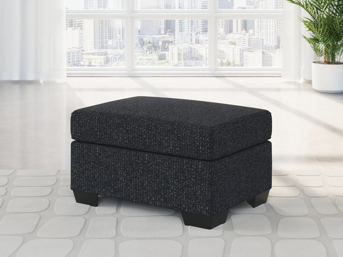 Lullora Furniture - Ashley Furniture - Jasmine Peaks Living Room - Ottoman / Coal - 2890414