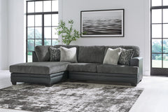 Lullora Furniture - Ashley Furniture - Brixley Pier Sectional - LAF 2-Piece Sectional with Chaise / Graphite - 29906S2