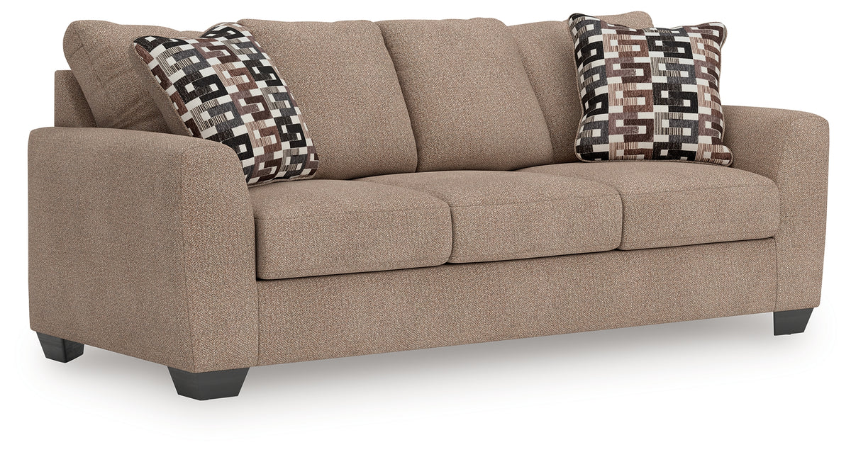 Lullora Furniture - Ashley Furniture - Triston-Peaks Living Room - Queen Sofa Sleeper / Suede - 3020439