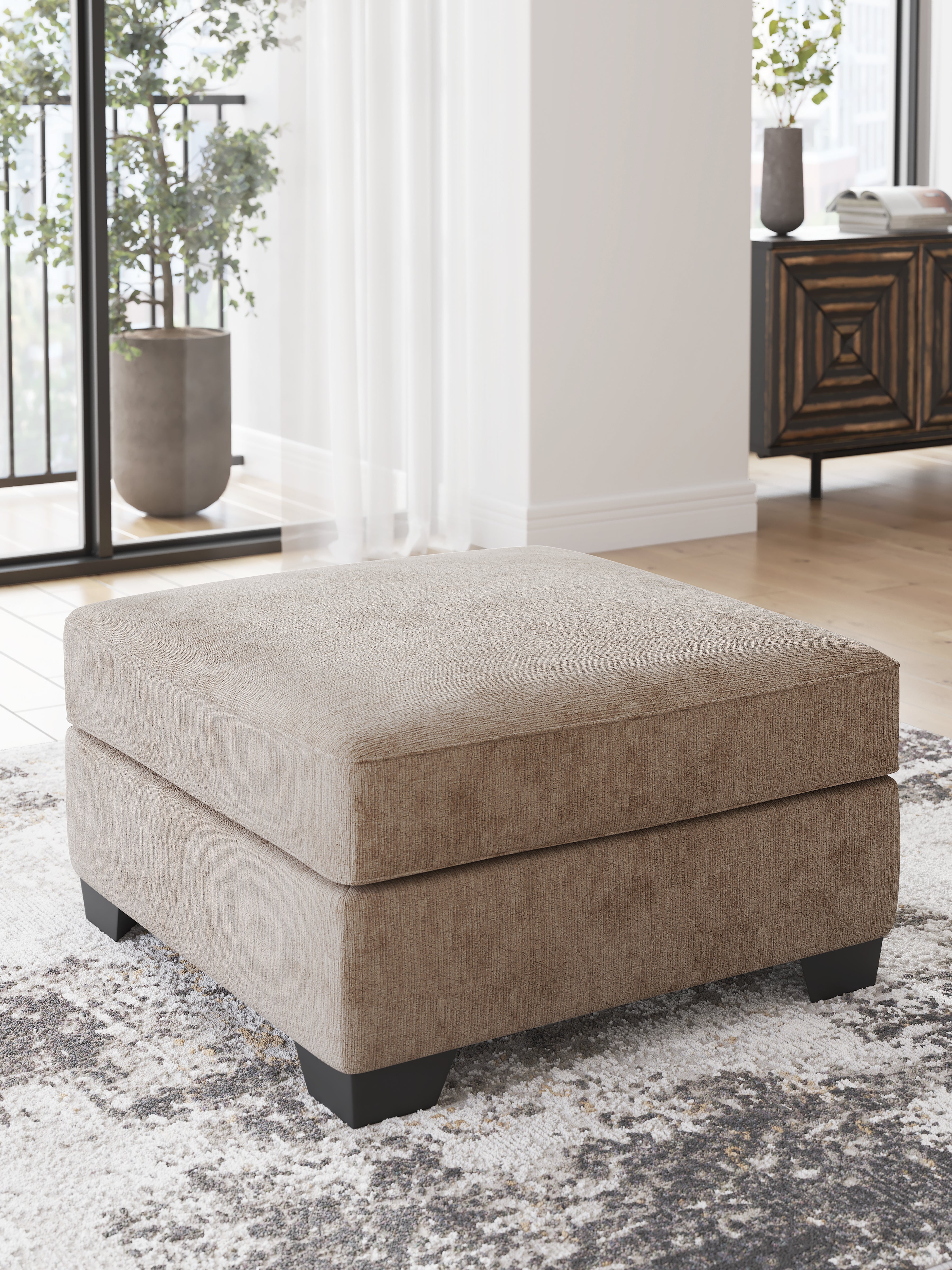 Lullora Furniture - Ashley Furniture - Olten Living Room - Oversized Accent Ottoman / Mocha - 3130408