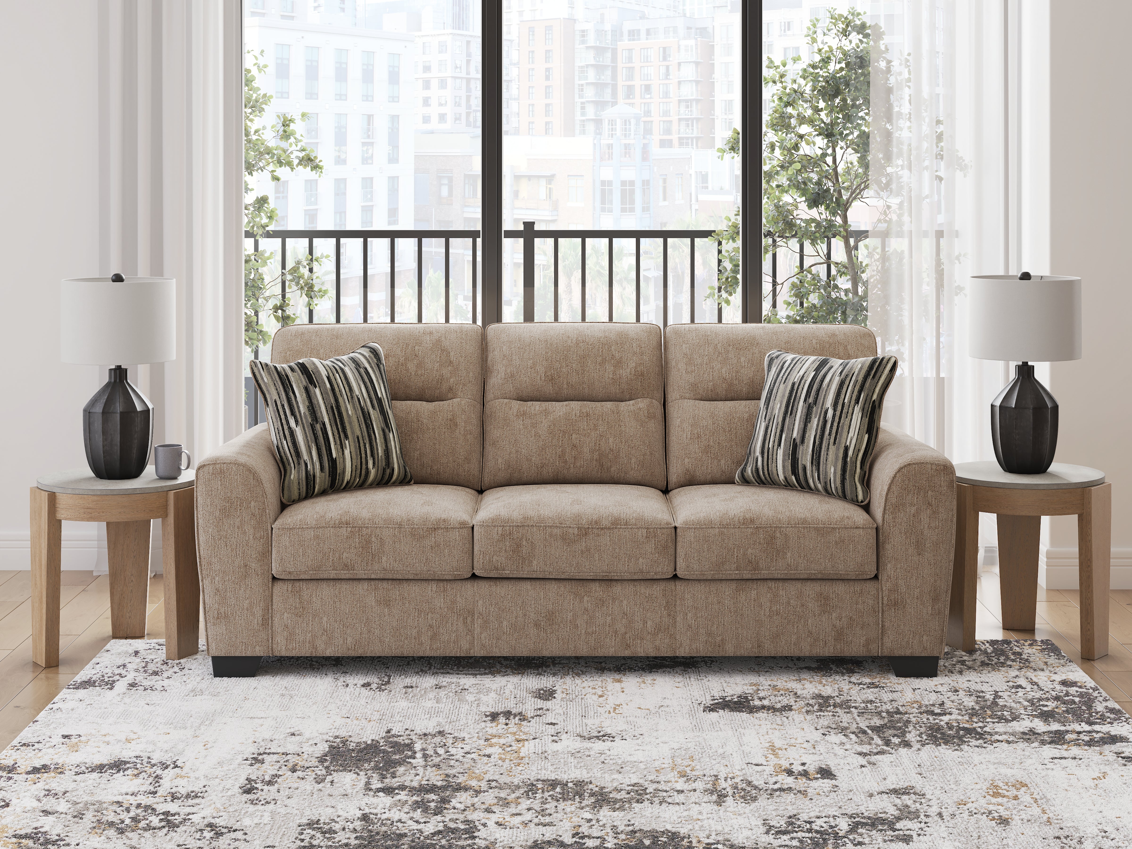 Lullora Furniture - Ashley Furniture - Olten Living Room - Sofa / Mocha - 3130438