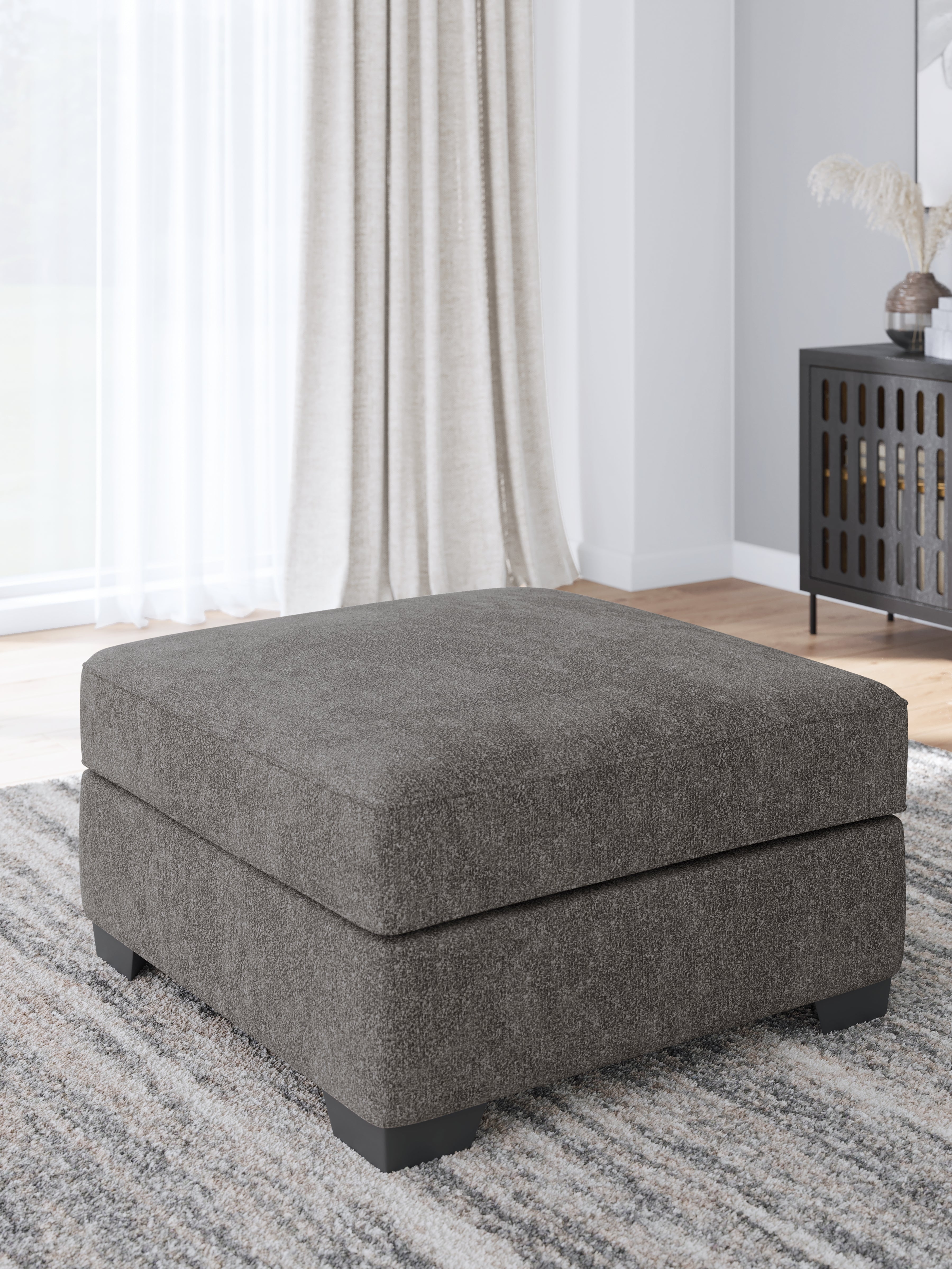 Lullora Furniture - Ashley Furniture - Olten Living Room - Oversized Accent Ottoman / Graphite - 3130508