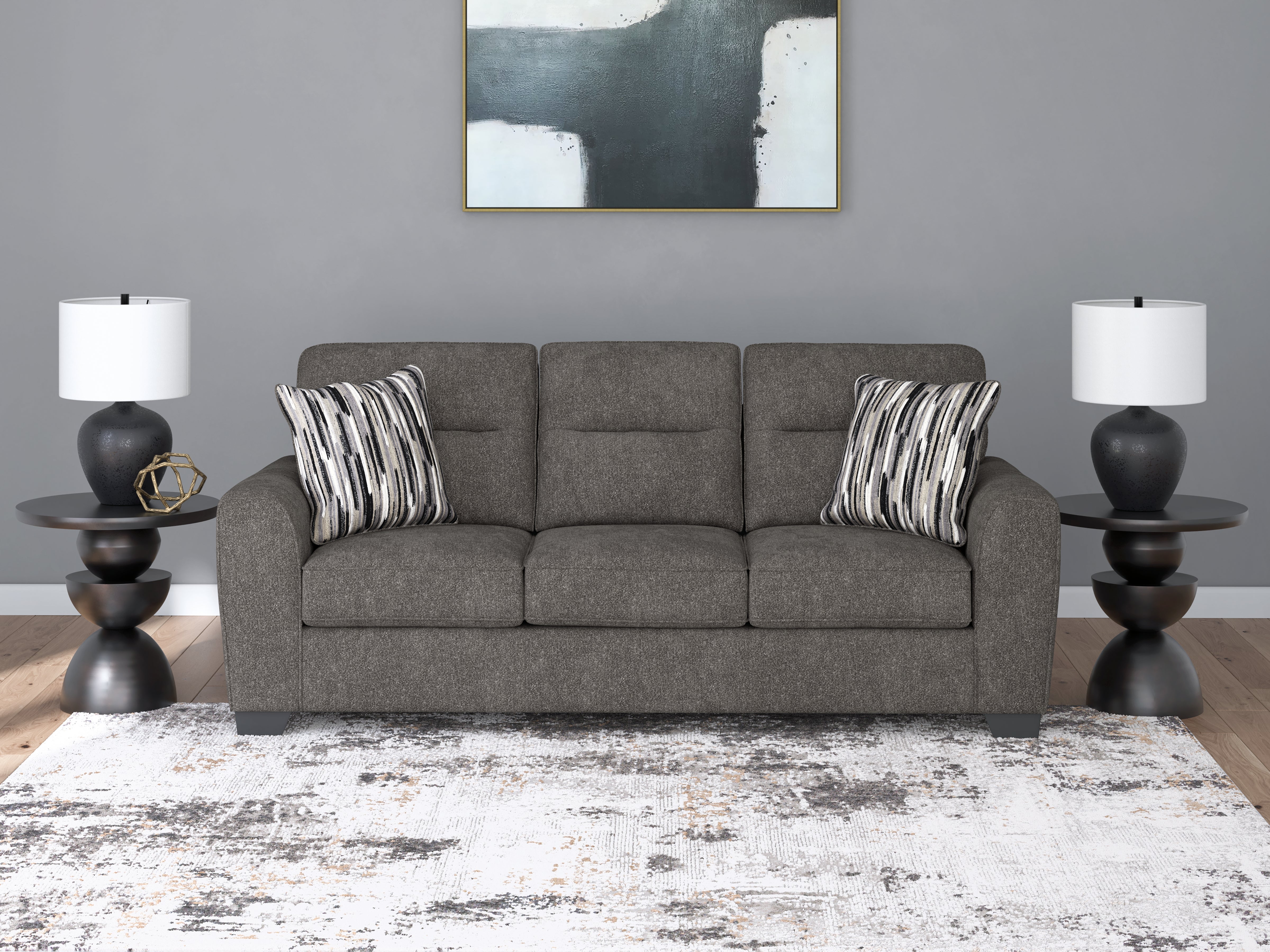 Lullora Furniture - Ashley Furniture - Olten Living Room - Loveseat / Mocha - 3130435