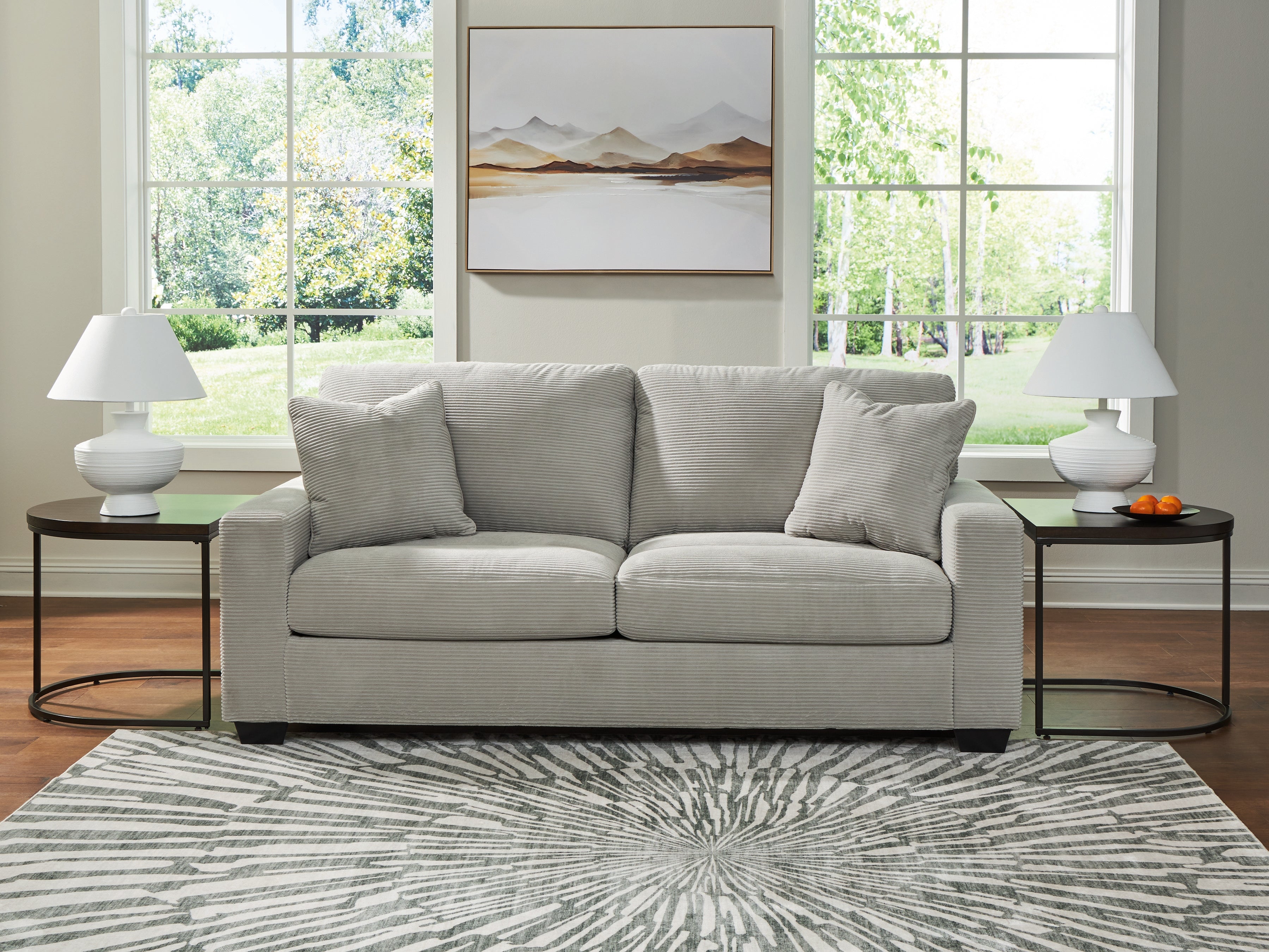 Lullora Furniture - Ashley Furniture - Greenbriar Living Room - Sofa / Smoke - PC3200538