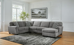 Lullora Furniture - Ashley Furniture - Birkdale Court Sectional - RAF 3-Piece Sectional / Gray - 32402S3