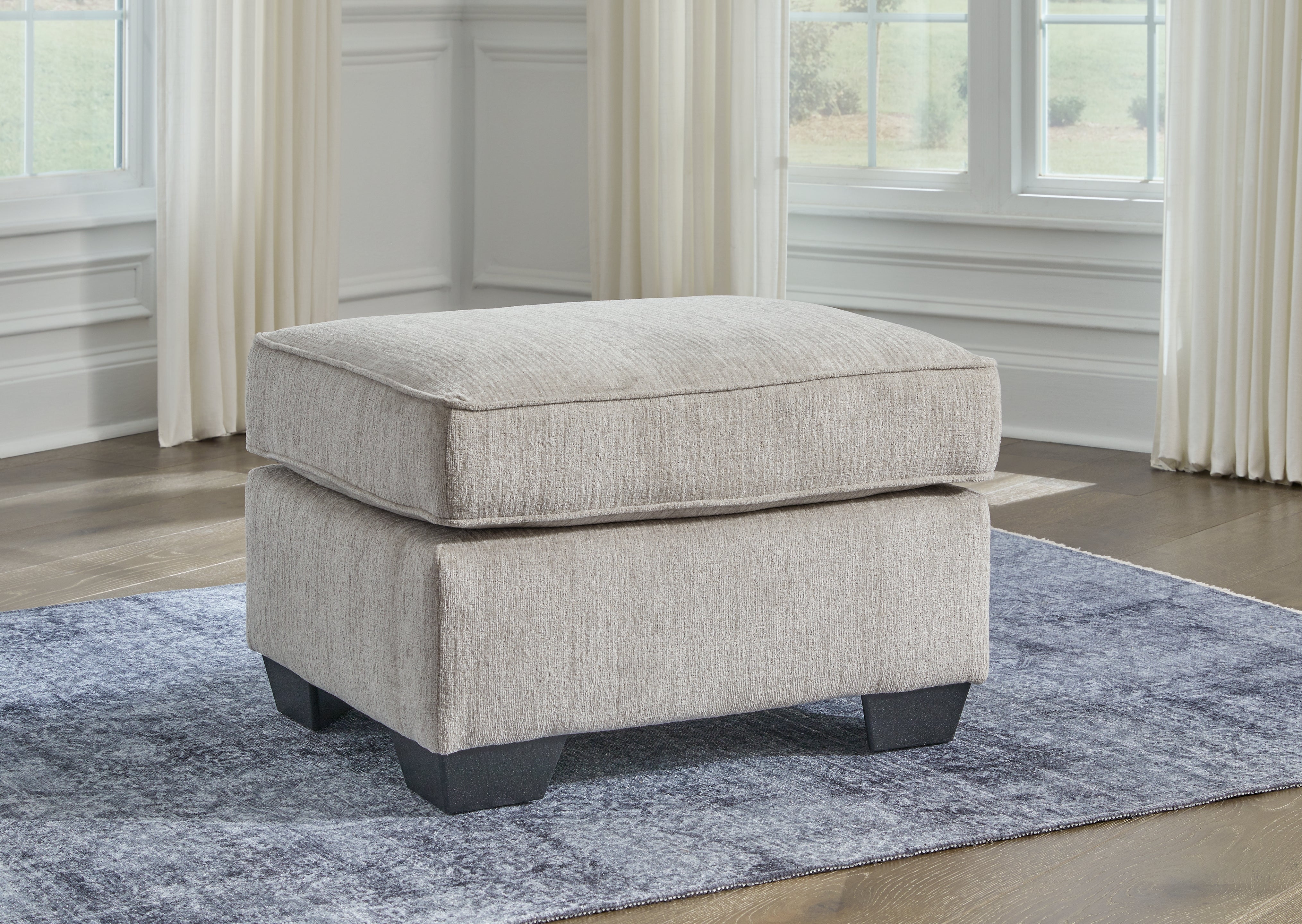 Lullora Furniture - Ashley Furniture - Cashton Living Room - Ottoman / Ice - 4060614
