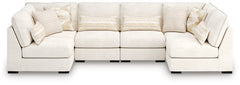 Lullora Furniture - Ashley Furniture - Donelson Creek Sectional - 5-Piece Sectional / Vanilla - 48002S1