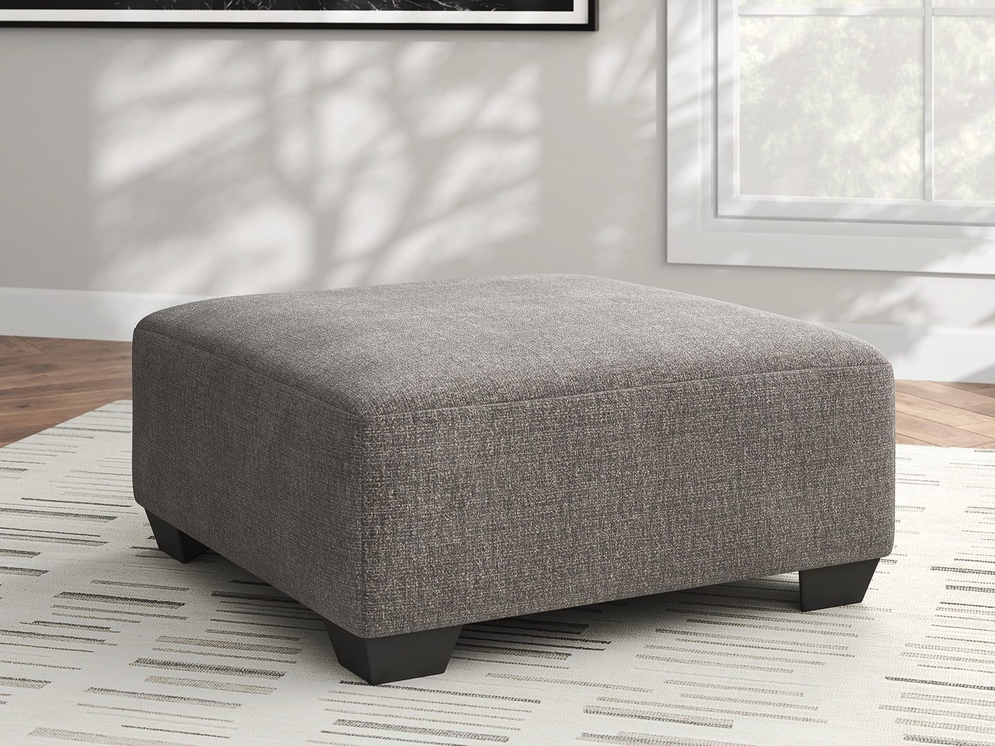 Lullora Furniture - Ashley Furniture - Newellen Living Room - Oversized Accent Ottoman / Greystone - 4840508