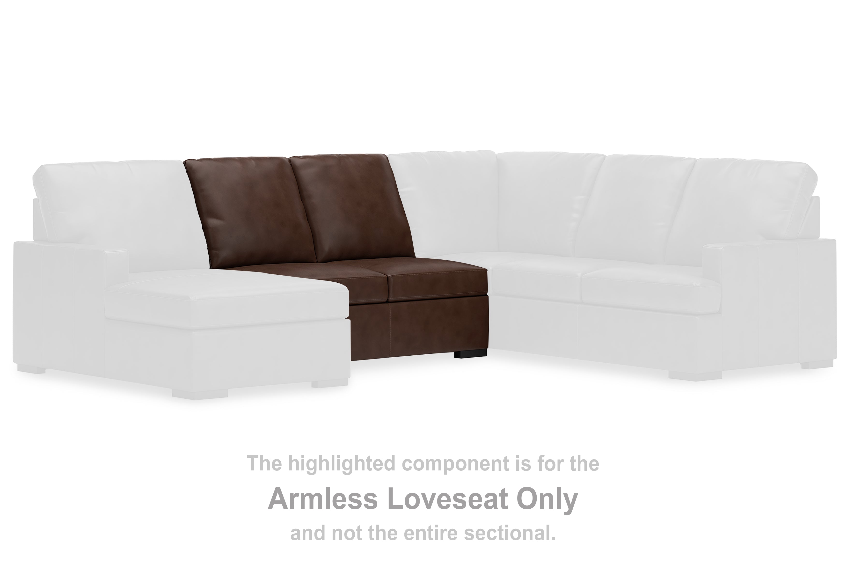 Lullora Furniture - Ashley Furniture - McDowlan Sectional - Armless Loveseat / Coffee - PC4850434