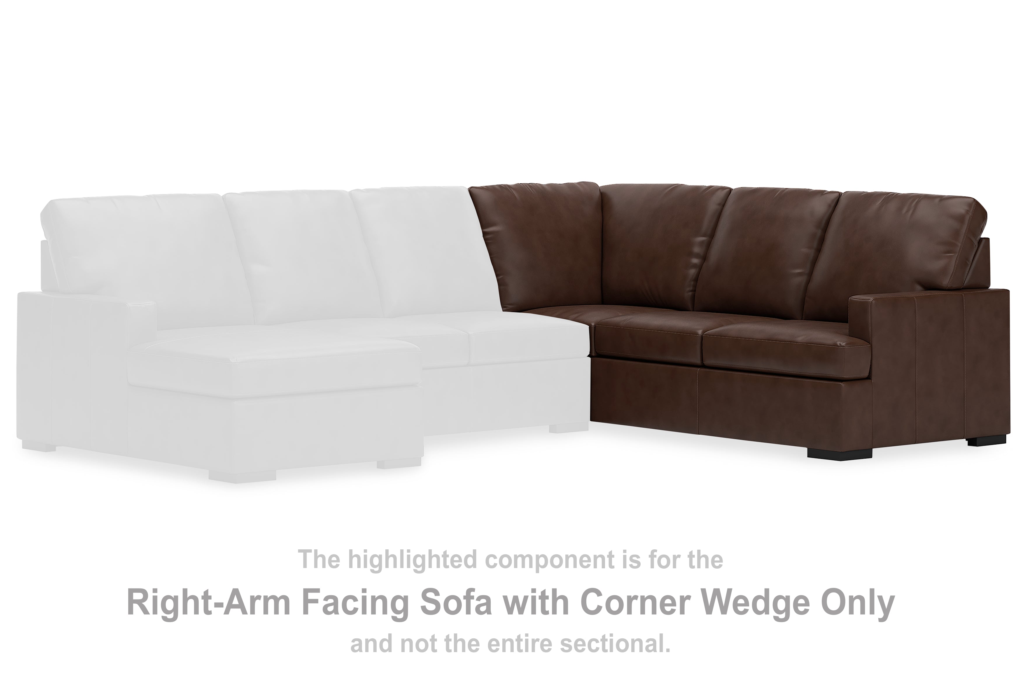 Lullora Furniture - Ashley Furniture - McDowlan Sectional - RAF Sofa w/Corner Wedge / Coffee - PC4850449