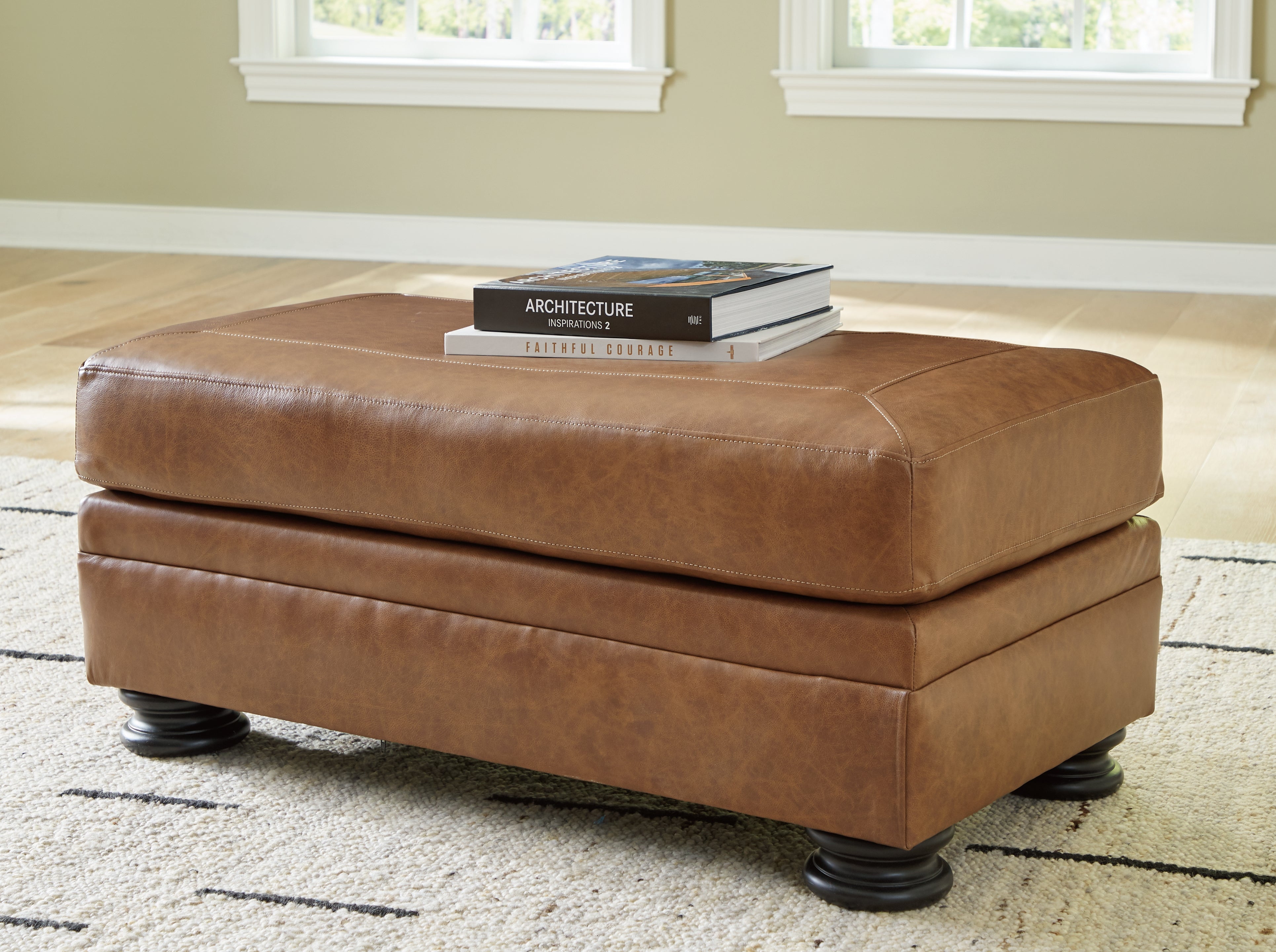 Lullora Furniture - Ashley Furniture - Carianna Living Room - Ottoman / Caramel - 5760414