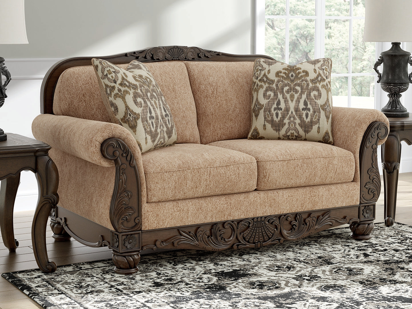 Lullora Furniture - Ashley Furniture - Chelsworth Living Room - Loveseat / Golden - PC5790535