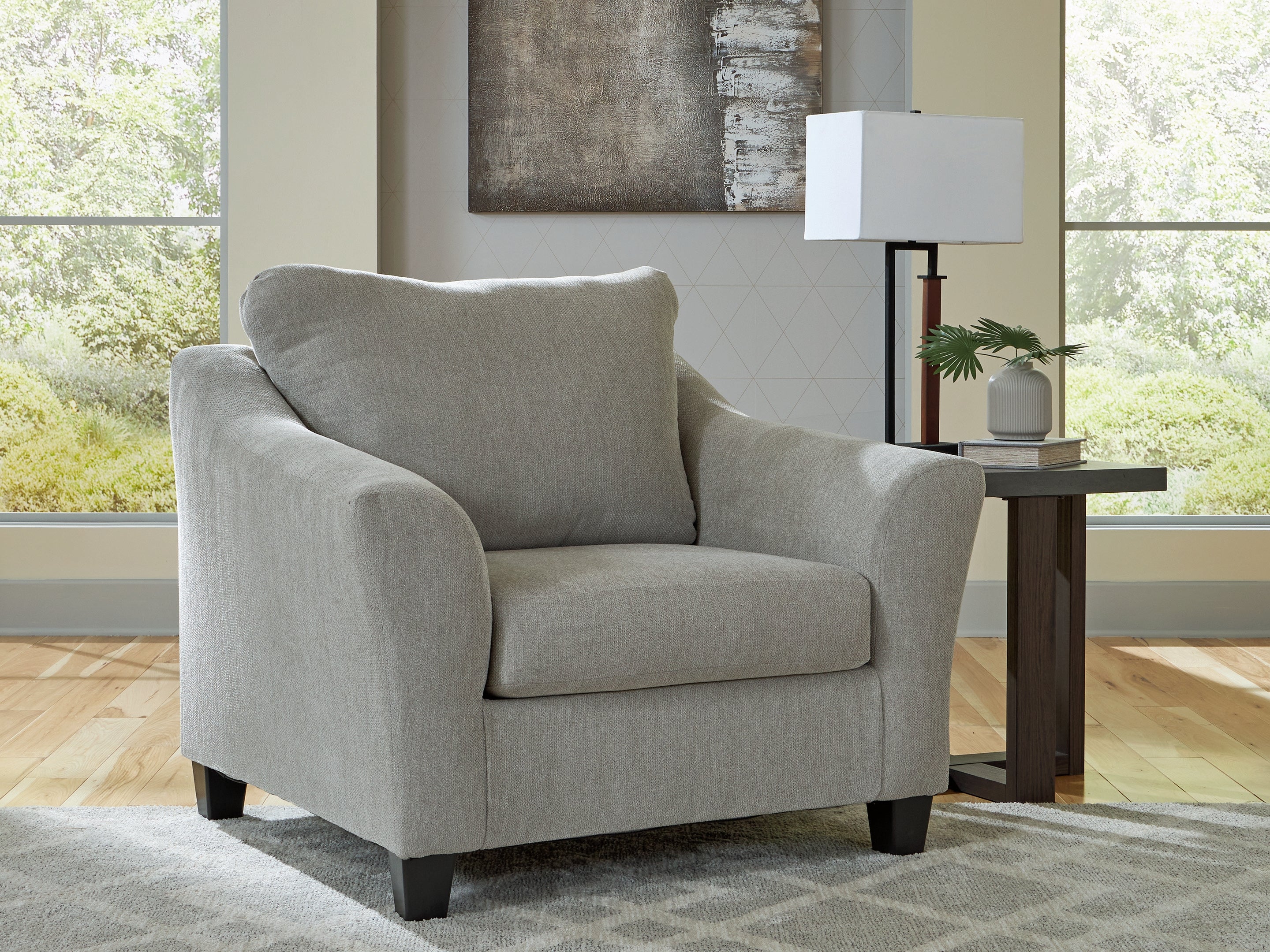 Lullora Furniture - Ashley Furniture - Willarae Living Room - Chair and a Half / Taupe - 5980323