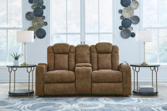 Lullora Furniture - Ashley Furniture - Wolfridge Living Room - PWR Recliner/ADJ Headrest / Brindle - 6070313