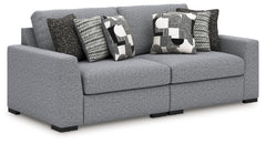Lullora Furniture - Ashley Furniture - Bealton Sectional - RAF 5-Piece Sectional with Chaise / Salt and Pepper - 61305S8