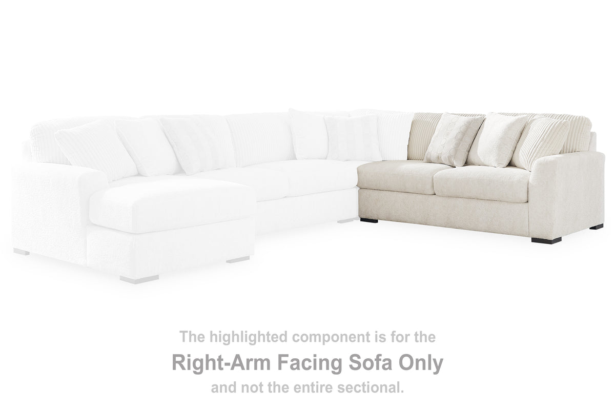 Lullora Furniture - Ashley Furniture - Chessington Sectional - LAF 3-Piece Sectional / Ivory - 61904S5