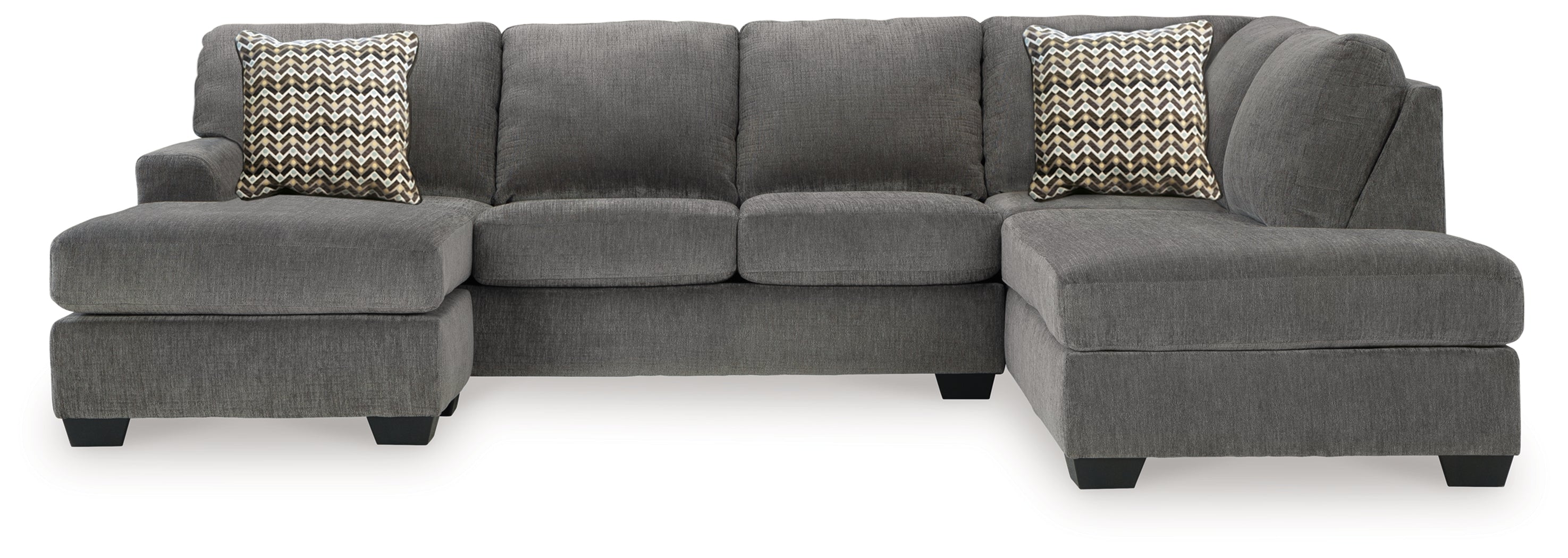 Lullora Furniture - Ashley Furniture - Riverfield Sectional - 2-Piece Sectional with Chaise / Iron - 70097S1