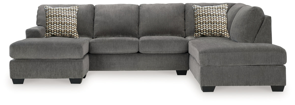 Lullora Furniture - Ashley Furniture - Riverfield Sectional - 2-Piece Sectional with Chaise / Iron - 70097S1