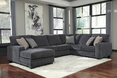 Lullora Furniture - Ashley Furniture - Tracling Sectional - LAF 3-Piece Sectional with Chaise / Slate - 72600S2