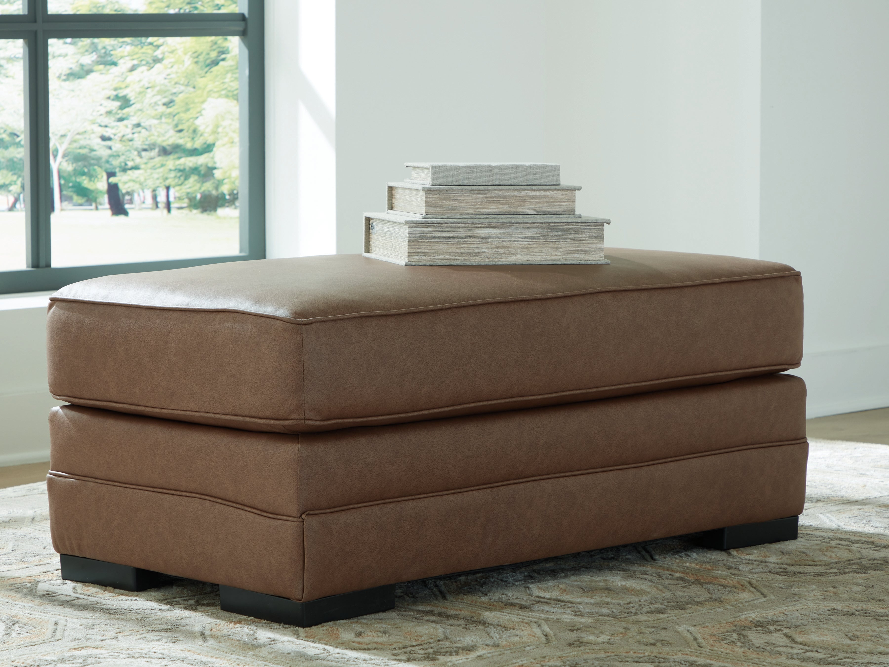 Lullora Furniture - Ashley Furniture - VillaCourt Living Room - Ottoman / Caramel - 7490914
