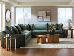 Lullora Furniture - Ashley Furniture - Carriage View Sectional - LAF 3-Piece Sectional / Jade - 78001S1