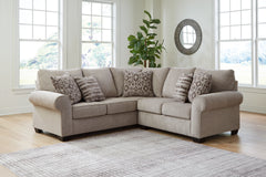 Lullora Furniture - Ashley Furniture - Claireah Sectional - RAF 2-Piece Sectional / Umber - 90603S2