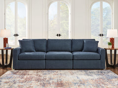 Lullora Furniture - Ashley Furniture - Modmax Sectional - RAF 7-Piece Sectional with Audio Console / Ink - 92121S75