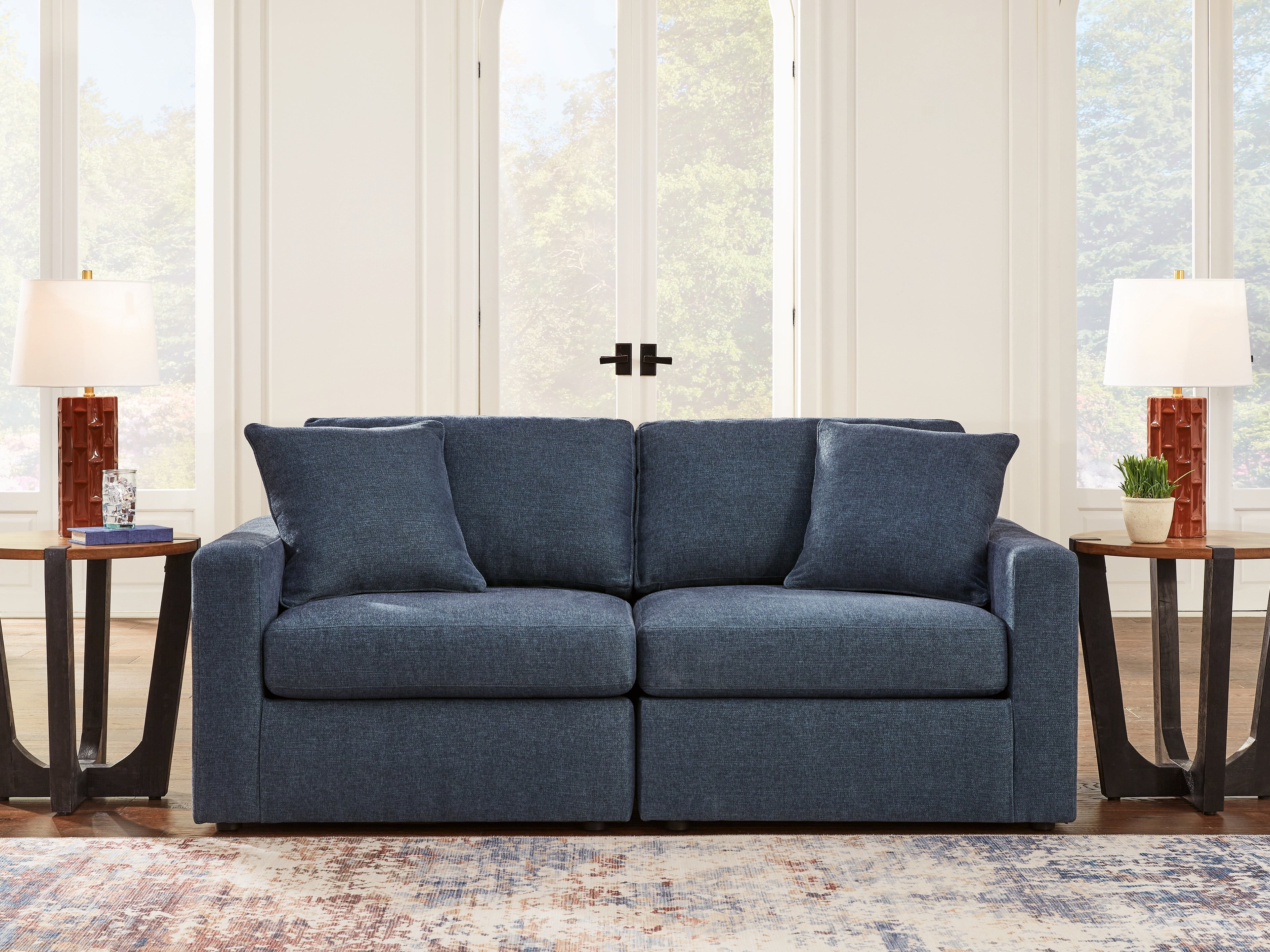 Lullora Furniture - Ashley Furniture - Modmax Sectional - RAF 2-Piece Sectional / Ink - 92101S1