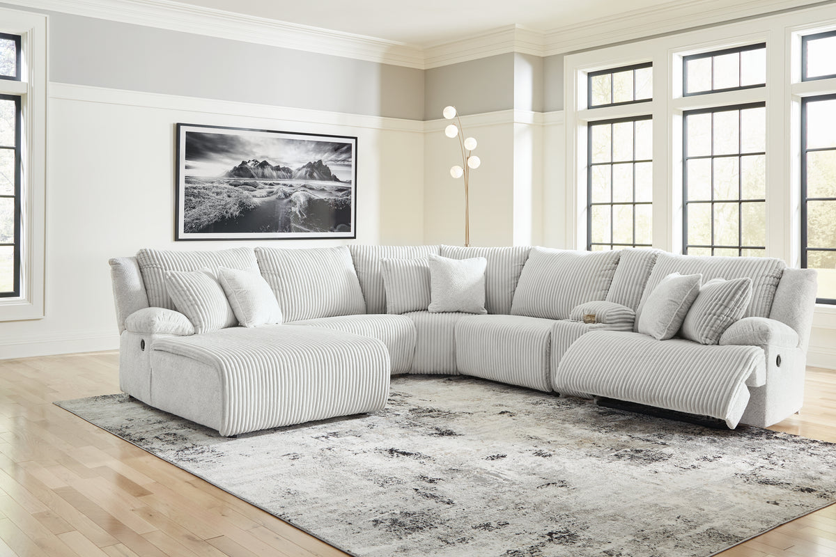 Lullora Furniture - Ashley Furniture - Top Tier Sectional - 3-Piece Sectional Chofa / Alloy - 92706S10