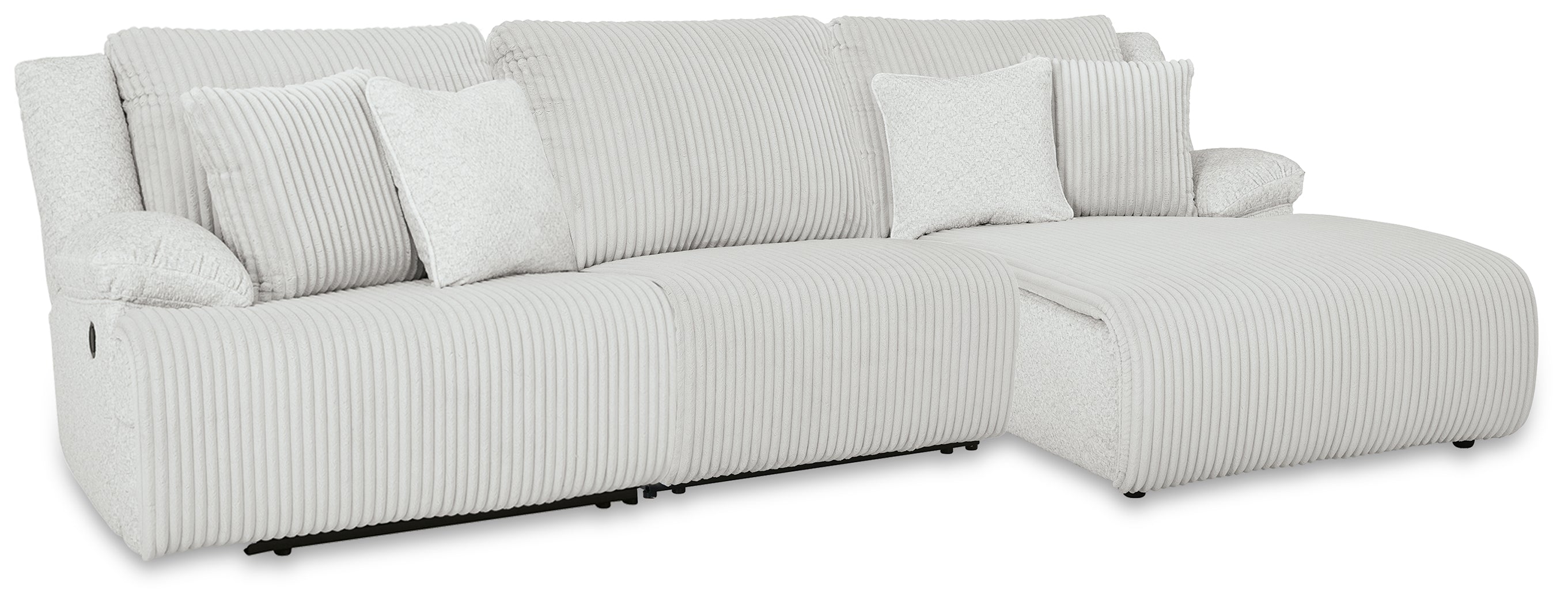 Lullora Furniture - Ashley Furniture - Top Tier Sectional - 3-Piece Sectional Chofa / Alloy - 92706S10
