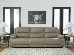 Lullora Furniture - Ashley Furniture - Narwhal Place Sectional - 5-Piece Power Reclining Sectional / Pebble - PC99201S8