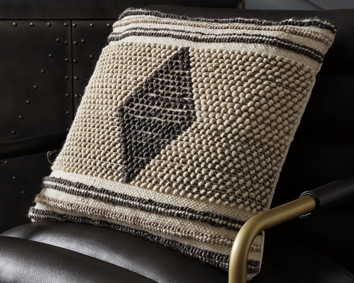 Lullora Furniture - Ashley Furniture - Ricker Pillows - Pillow / Gray/Cream - A1000804P