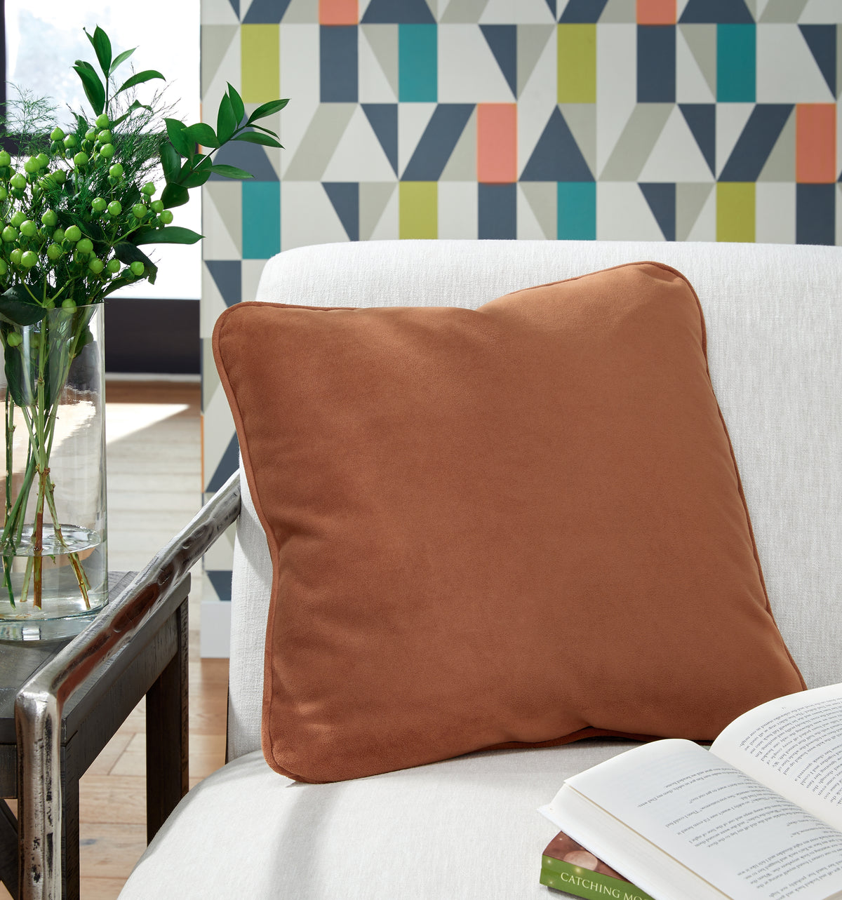 Lullora Furniture - Ashley Furniture - Caygan Pillows - Pillow (4/CS) / Ink - A1000916