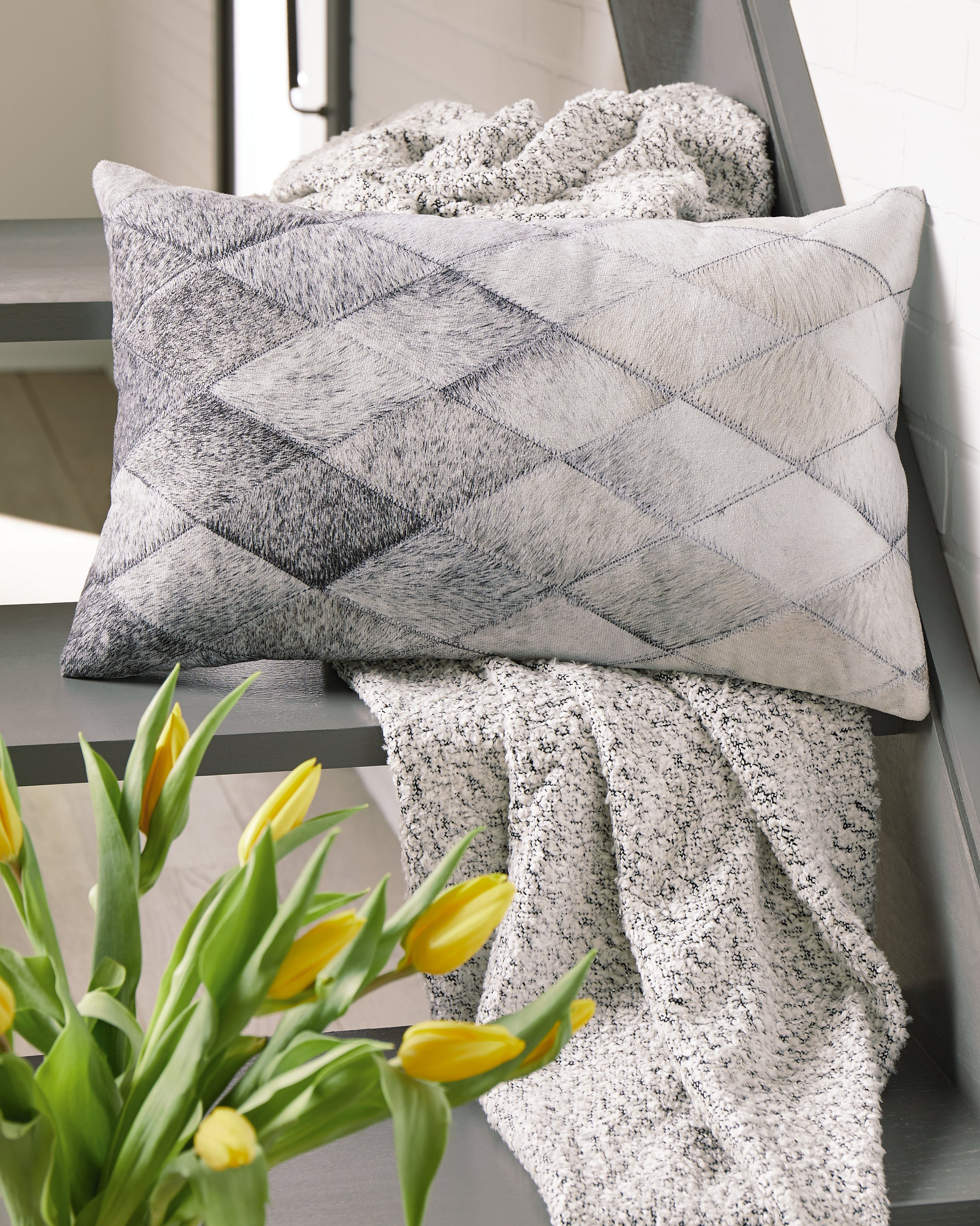 Lullora Furniture - Ashley Furniture - Pacrich Pillows - Pillow / Gray/Brown - A1000930P